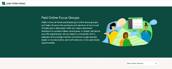 user interviews focus groups