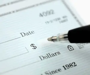 how to write a check in cents