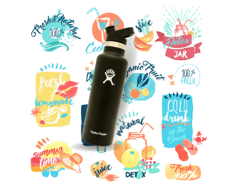 hydro flask stickers One Fine Wallet