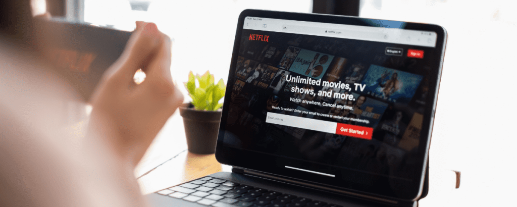 netflix on a laptop to earn by watching videos