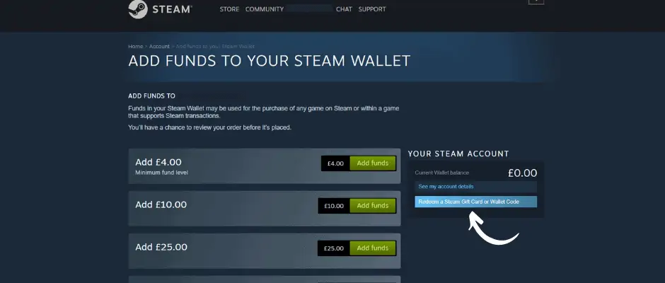 redeem steam wallet code.