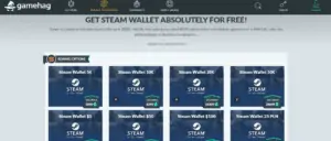 Gamehag FREE STEAM WALLET CODES