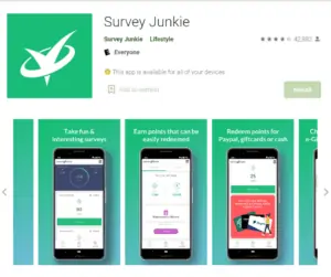 Survey junkie app