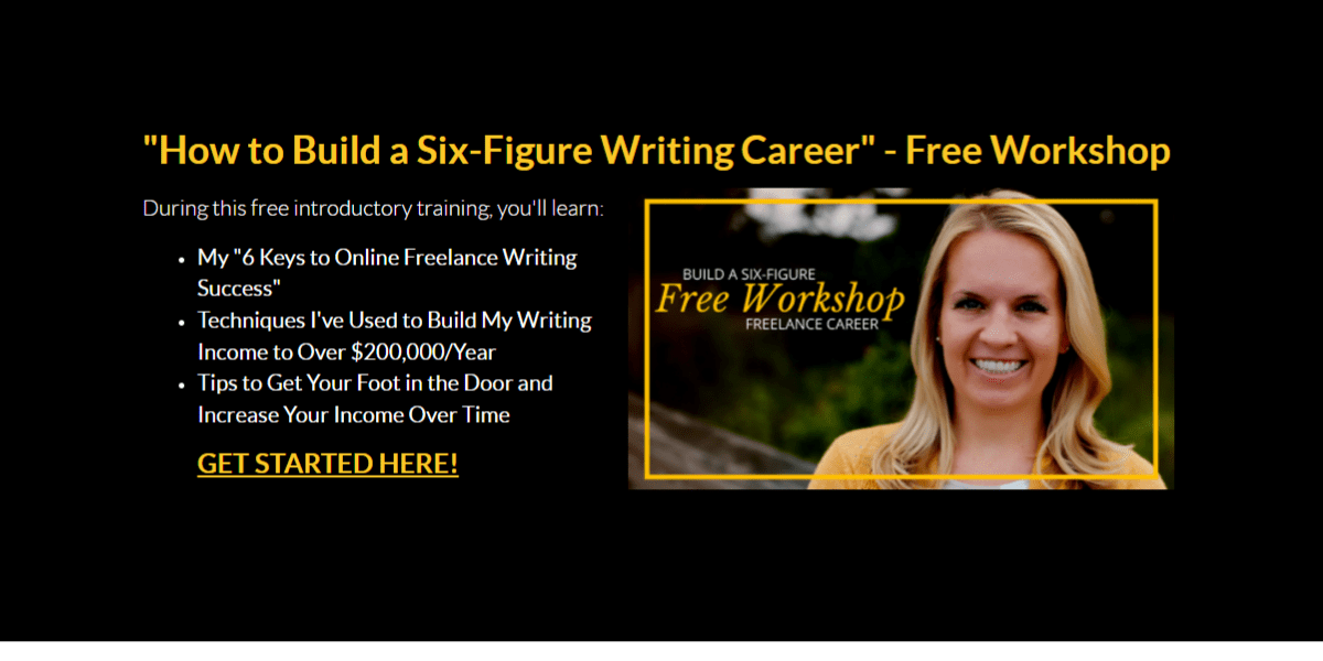 Holly johnsons freelance writing course
