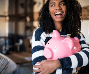 save 10000 in piggy bank