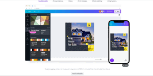 Canva social media graphics